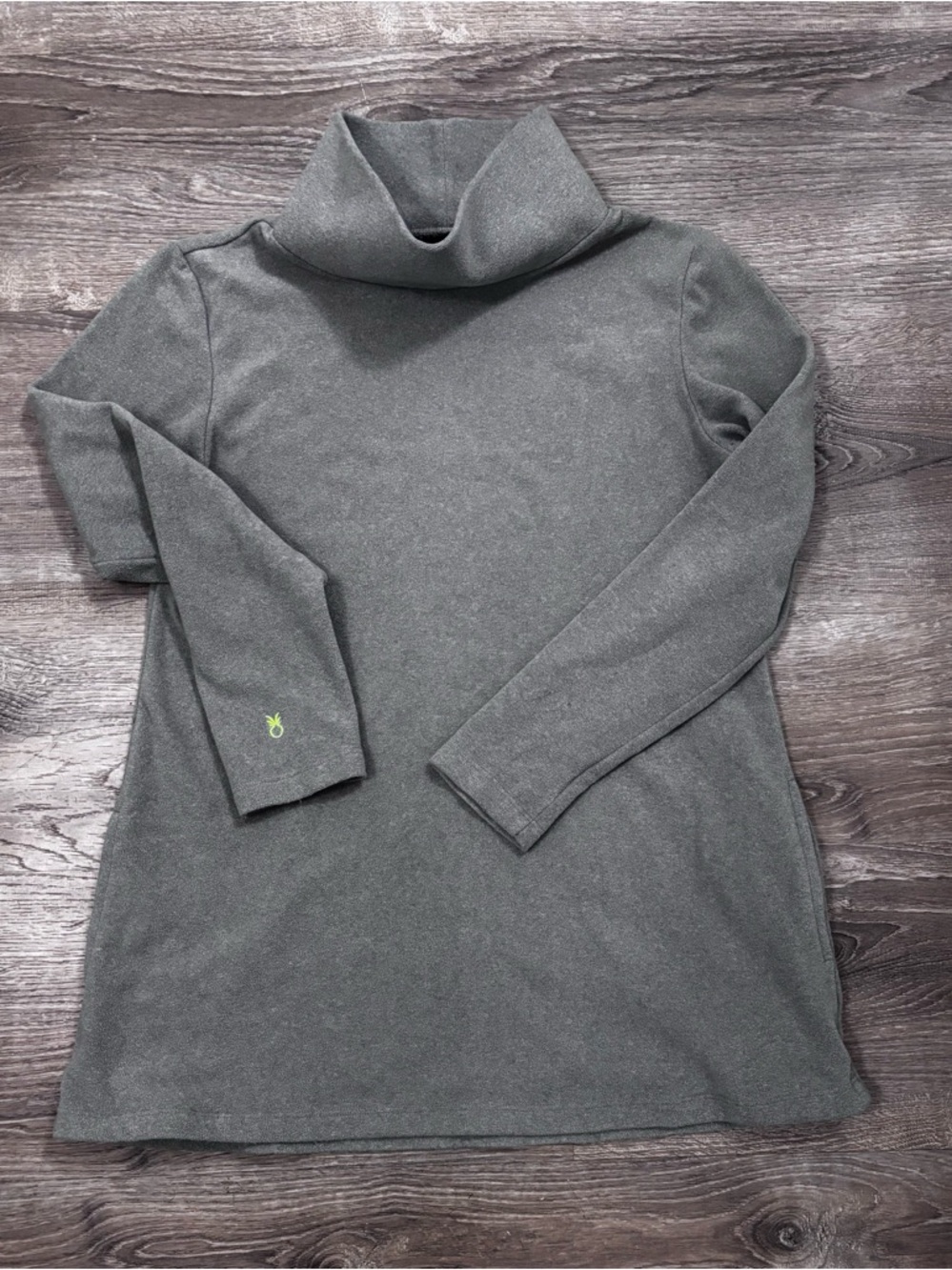 Dudley Stephens Heather Gray Fleece
Turtleneck Tunic Pockets
Women's Size L